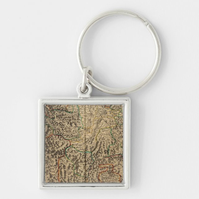 France and Italy Key Ring (Front)