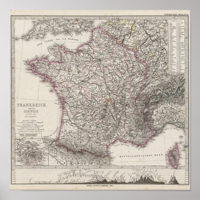 France and Switzerland Poster (Front)