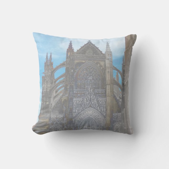 France Architecture French Cathedral Cushion (Front)