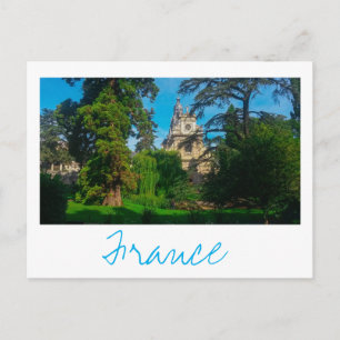 France Architecture French Cathedral Nature Postcard