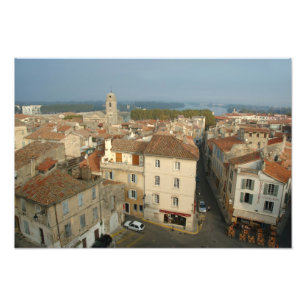 France, Arles, Provence, city view from Photo Print