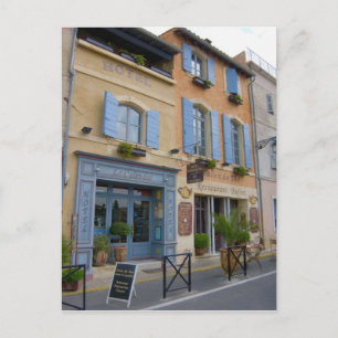 France, Arles, Provence, hotel and restaurant Postcard