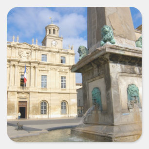 France, Arles, Provence, Place de la Square Sticker