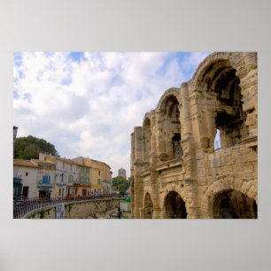France, Arles, Provence, Roman amphitheatre Poster