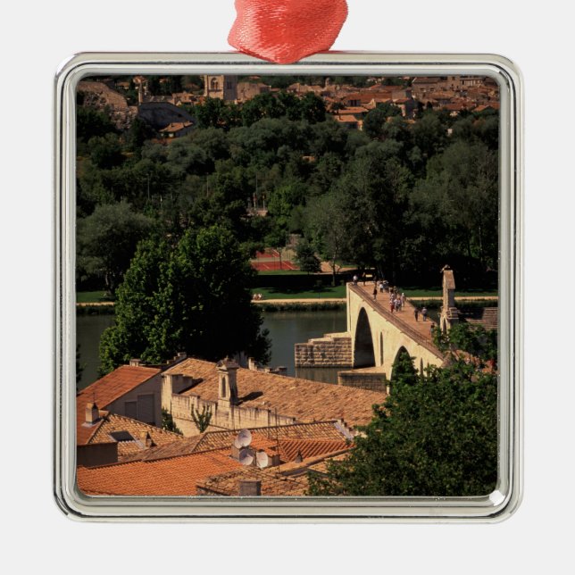 France, Avignon, Provence. Pont St, Benezet. Metal Ornament (Front)