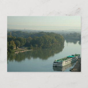France, Avignon, Provence, Van Gogh riverboat Postcard