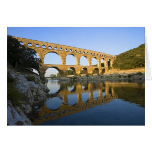 France, Avignon. The Pont du Gard Roman aqueduct