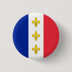France Badge - Tricolour & Fleurs-de-Lys