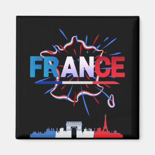 France bastille day magnet