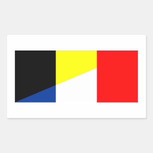 france belgium flag country symbol flag rectangular sticker