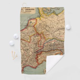 France, Britain, Germany Golf Towel