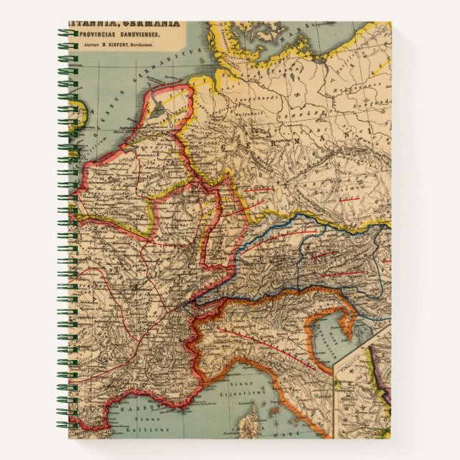 France, Britain, Germany Notebook (Front)