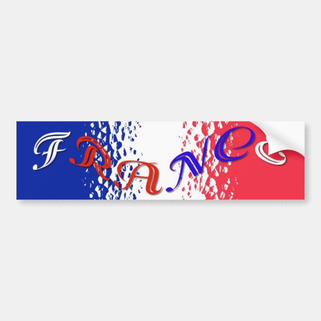 France Bumper Sticker (Front)