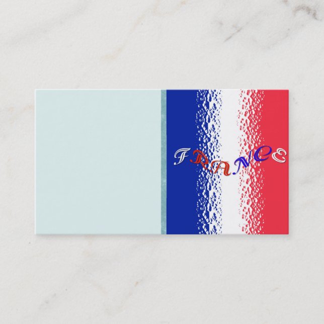 France Business Card (Front)