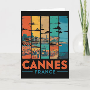 France Cannes French Riviera Beaches Vintage Trave Card