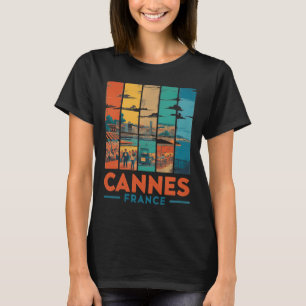 France Cannes French Riviera Beaches Vintage Trave T-Shirt
