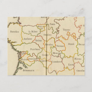 France  Capitals Postcard