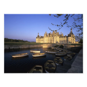 France, Centre, Loir et Cher, Chateau Chambord Photo Print