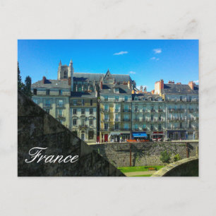 France Cityscape Street BuildingsView Postcard