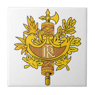 France Coat Of Arms Ceramic Tile
