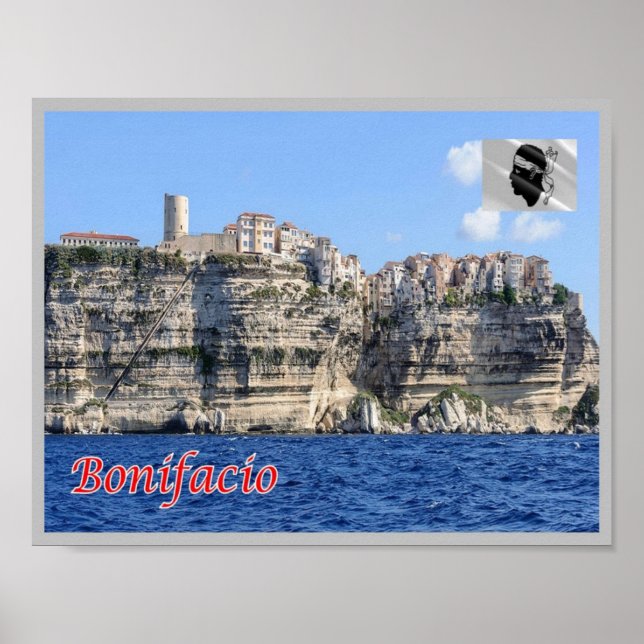 France - Corsica - Bonifacio - Poster (Front)