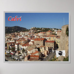 France - Corsica - Calvi - Poster