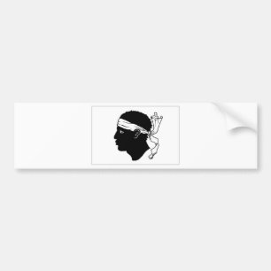 France Corsica Flag Bumper Sticker