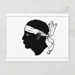 France Corsica Flag Postcard