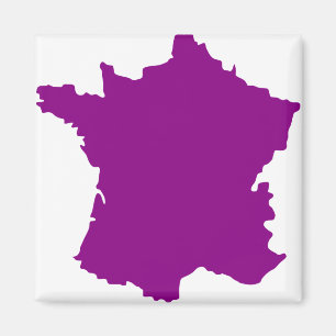 France Country Europe Map Magnet