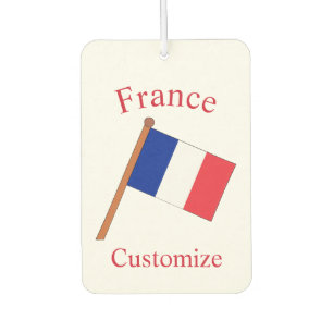 France Country Flag Thunder_Cove Car Air Freshener