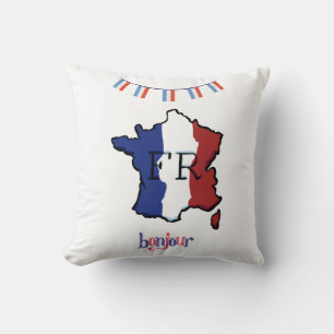 France - cushion with French flags