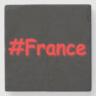 "#France" Cute Design. Buy Now Stone Coaster