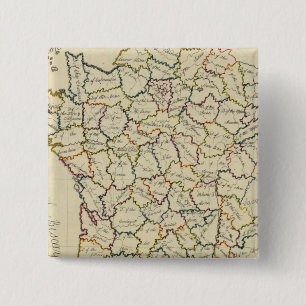 France departments 15 cm square badge