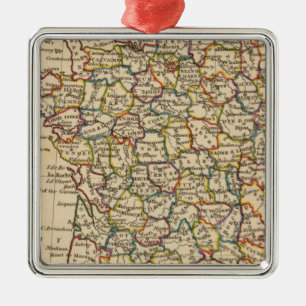 France, Departments Metal Ornament
