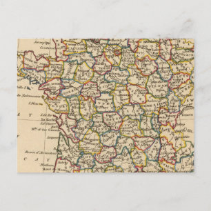 France, Departments Postcard
