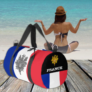 France duffle, French flag fitness /sports Duffle Bag