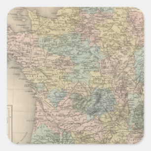 France Feodale Square Sticker