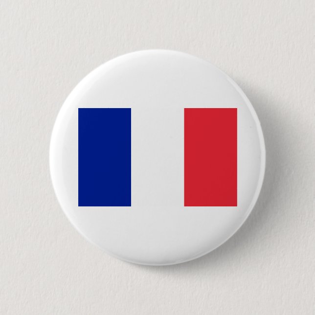 France Flag 6 Cm Round Badge (Front)