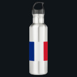 France Flag 710 Ml Water Bottle<br><div class="desc">Show pride in your French Heritage</div>