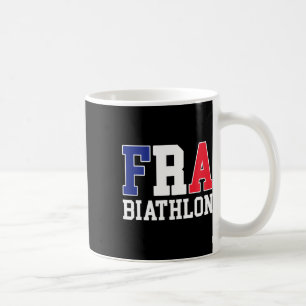 France Flag Biathlonist - French Fra Biathlon  Coffee Mug