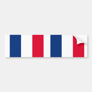 France flag bumper sticker