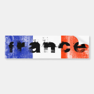 france flag bumper sticker