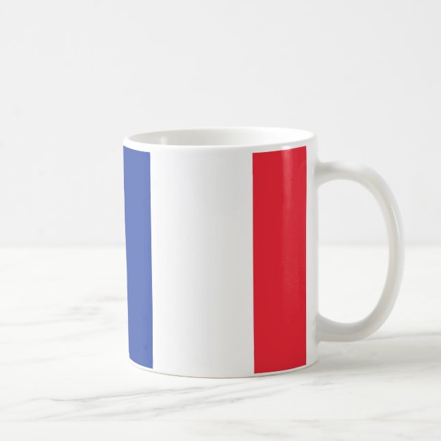 France Flag Ceramic Mug (Right)