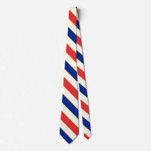 France Flag Colours Elegant Patriotic Neck Tie