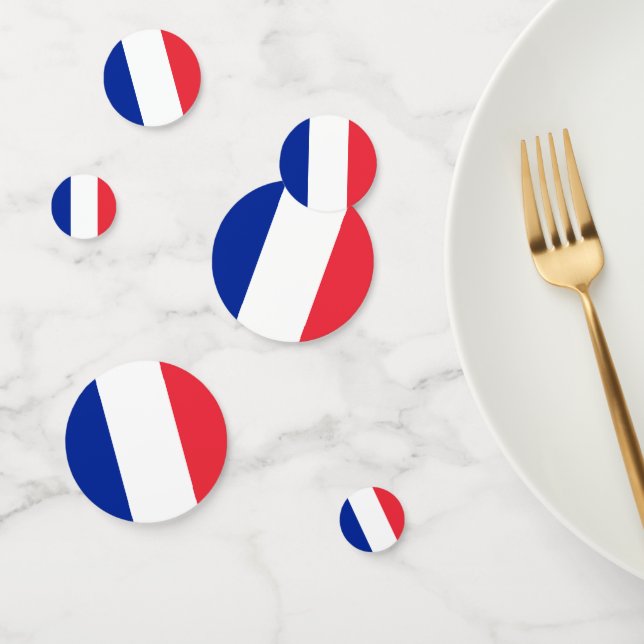 France Flag Confetti (Group)
