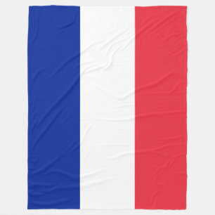 France Flag Fleece Blanket