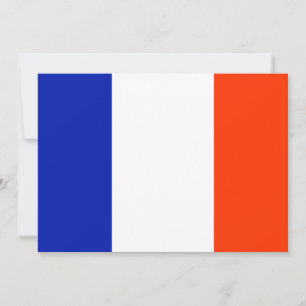 france flag invitation