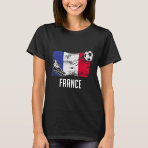 France Flag Jersey French Soccer Team French T-Shirt