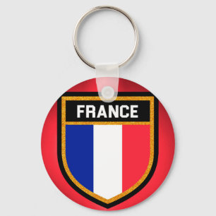 France Flag Key Ring
