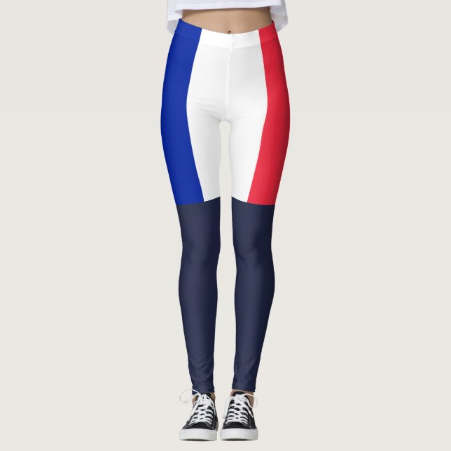 France flag leggings (Front)